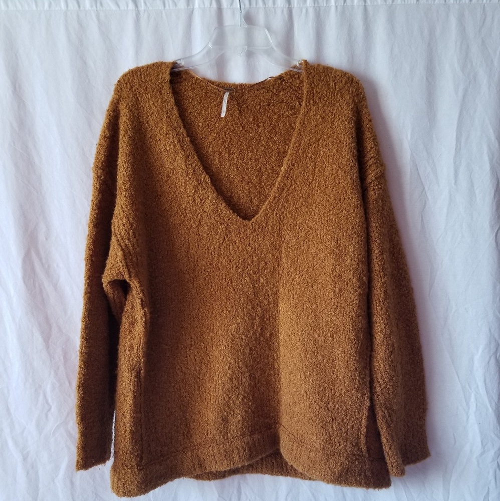 New Free People Lofty V-neck sweater - Picture 4 of 4